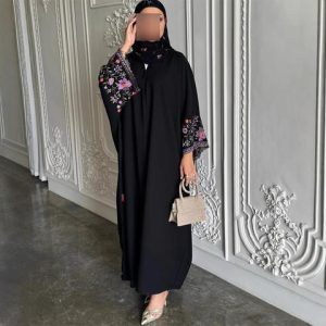 Elegant Dubai Embroidered Abaya